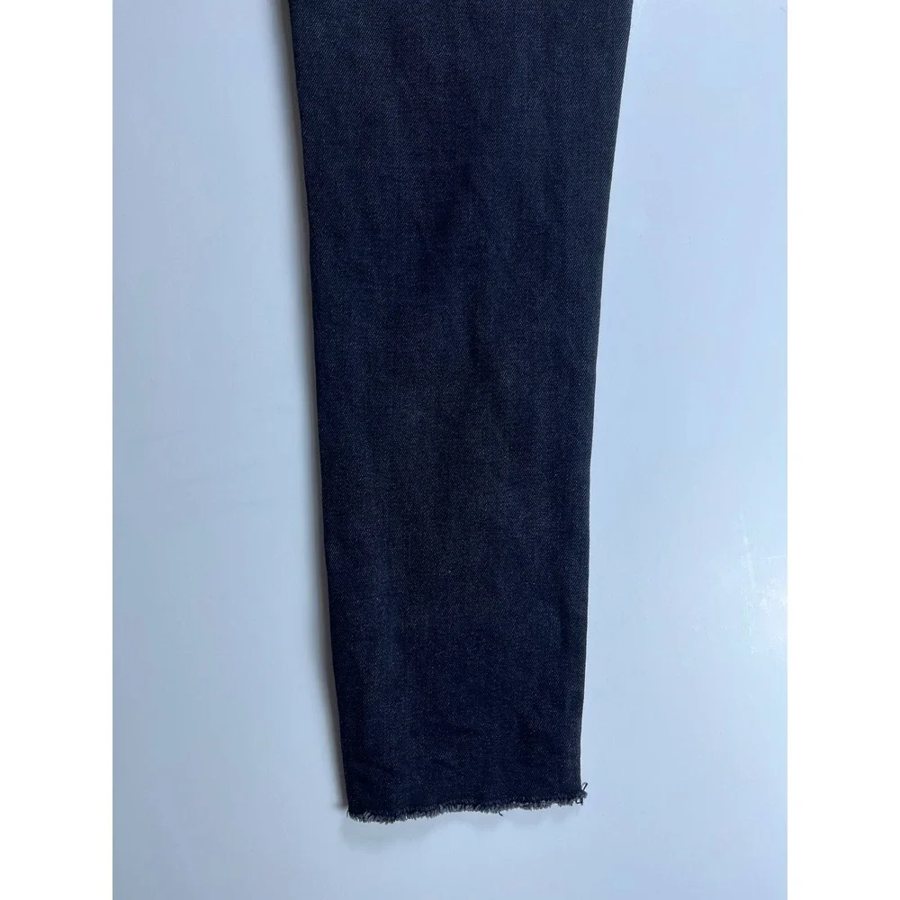 Driftwood Jackie Dressy Studded Skinny Jeans for Summer Black Frayed Hem W29 L28